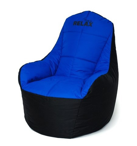 Pufa worek sako BOSS czarny-niebieski XXL 140x90 - zdjęcie 1