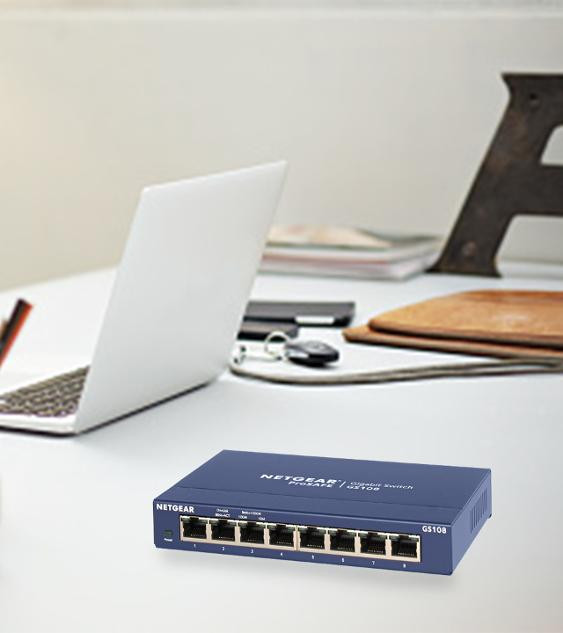 Switch Netgear GS108GE 8p Unmanaged Gigabit - zdjęcie 3