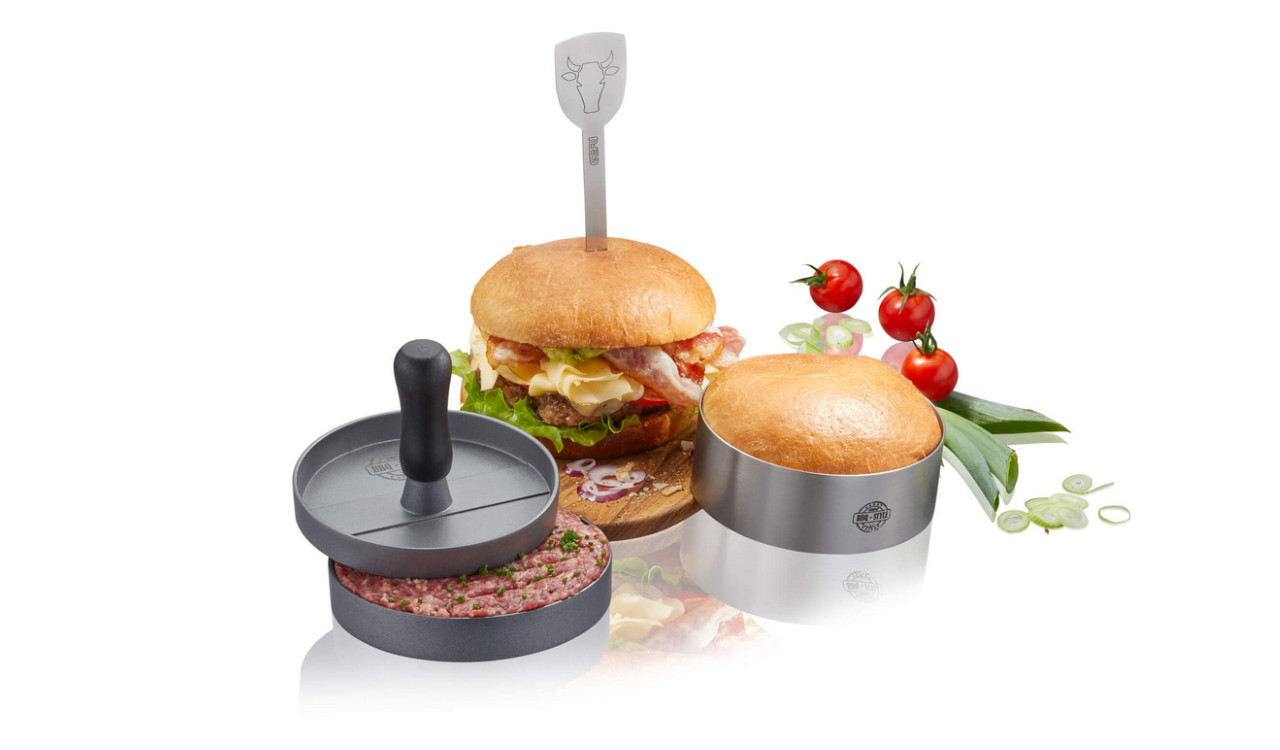 Zestaw do burgerów 3 częściowy GEFU BBQ G-89494 - zdjęcie 1