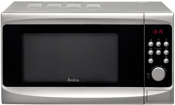 Kuchenka mikrofalowa AMICA AMG 20E70GSV (srebrny/20l) - zdjęcie 1