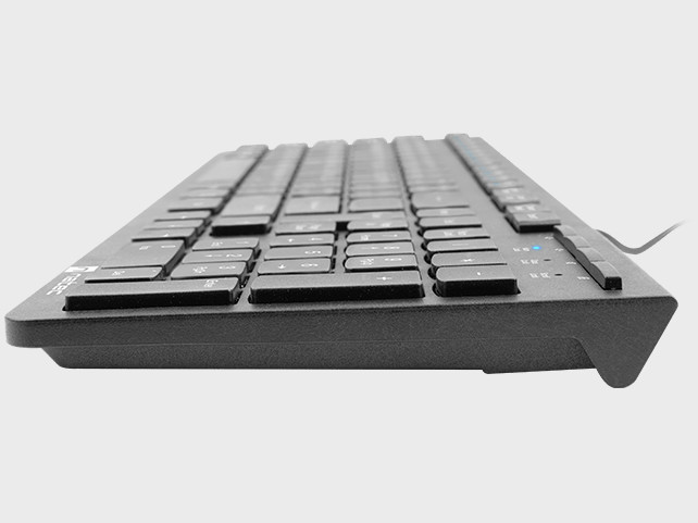 NATEC KLAWIATURA DISCUS 2 US SLIM CZARNA - zdjęcie 2