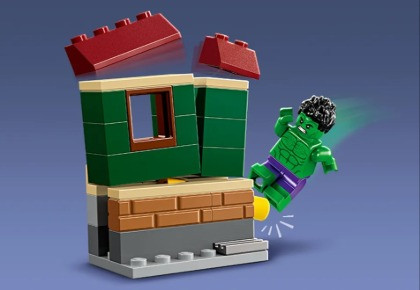 LEGO Super Heroes 76287 Iron Man z motocyklem i Hulk - zdjęcie 5