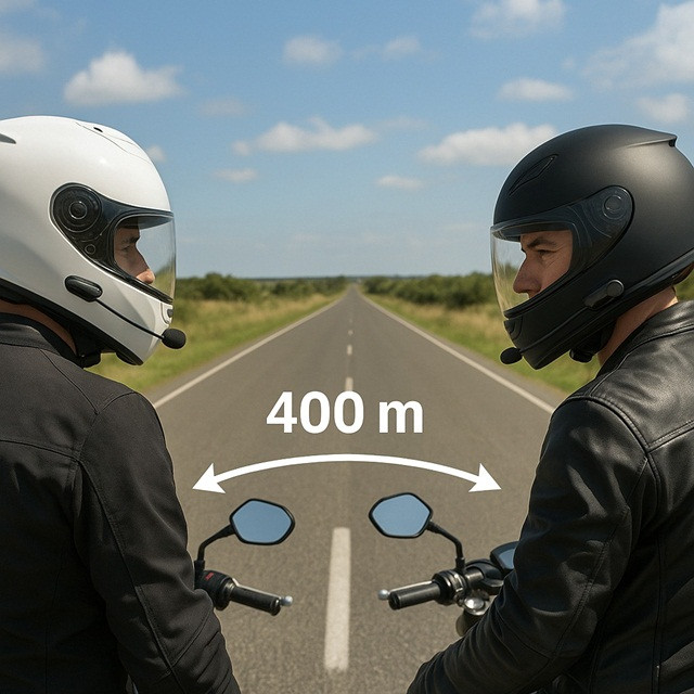 Interkom motocyklowy Sena 3S Plus Bluetooth 4.1 zasięg do 400m, mikrofon na pałąku i kablu na 1 kask - zdjęcie 3