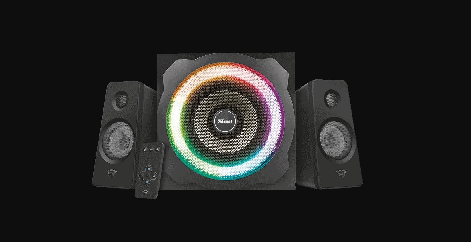 Zestaw głośników TRUST GXT 629 Tytan 2.1 RGB Black (22944) - zdjęcie 2