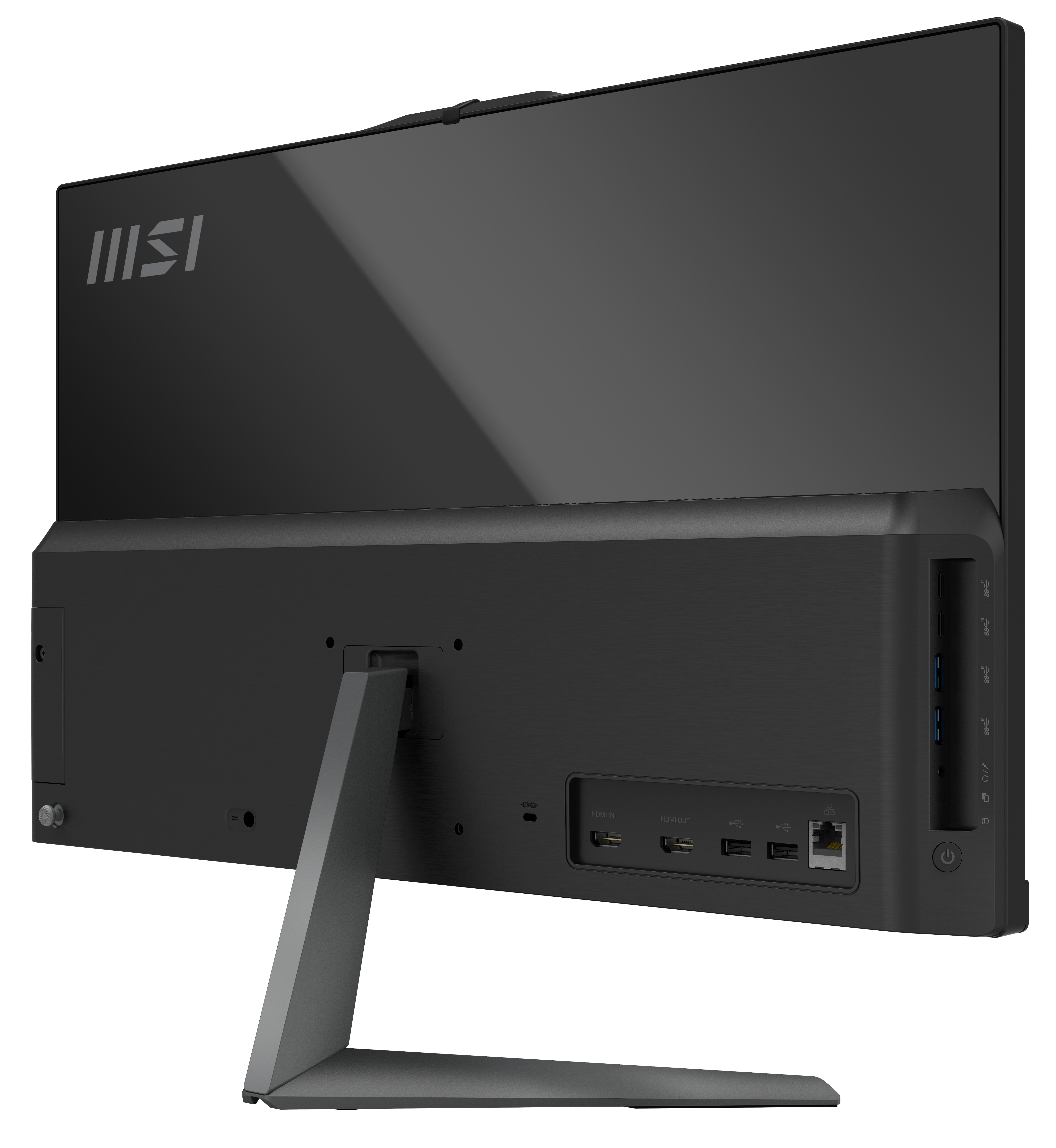 MSI AIO Modern AM242 1M-1219EU Core 5 120U 23,8" IPS LED FHD Non-Touch Anti-Glare 8GB SSD512GB M.2 AX211 WiFi 6E No Kb+M Windows 11 Pro Black - zdjęcie 3