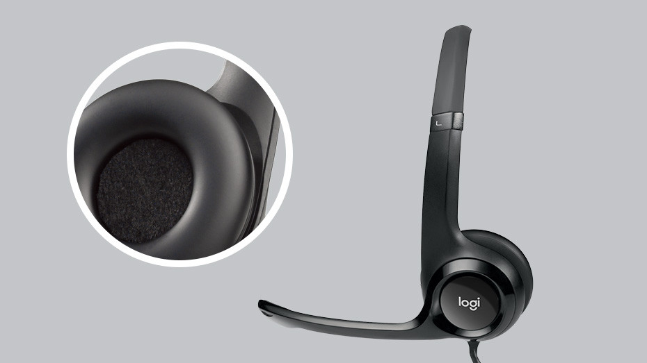 Słuchawki Logitech USB headset H390. - zdjęcie 4