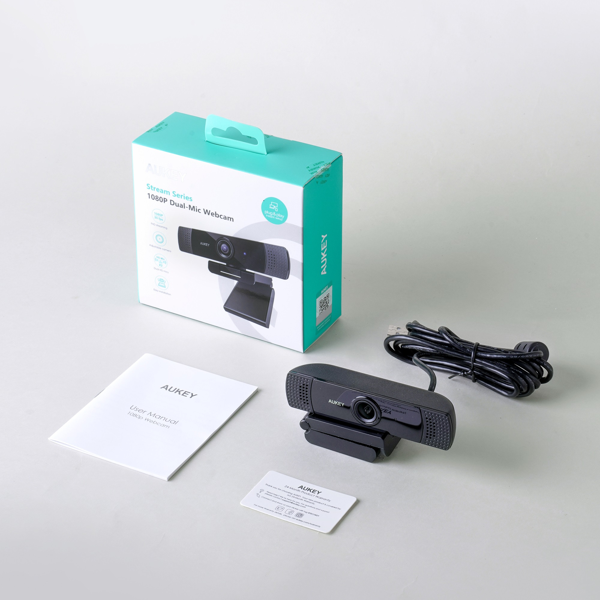 AUKEY PC-LM1E KAMERA INTERNETOWA FULL HD 1920X1080 - zdjęcie 2