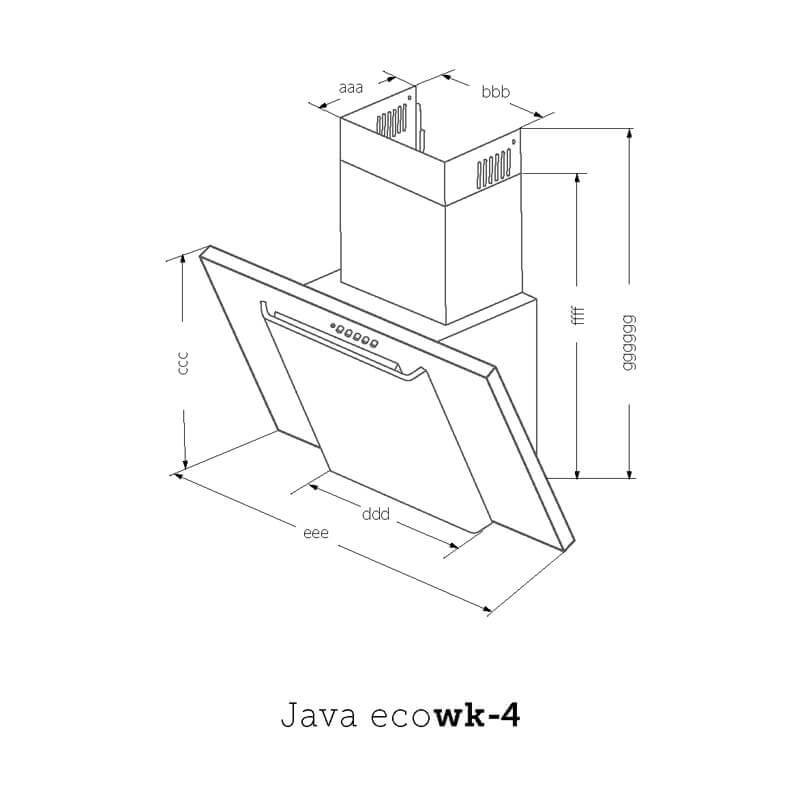 Okap AKPO WK-4 JAVA 50 CZARNY ECO - zdjęcie 2