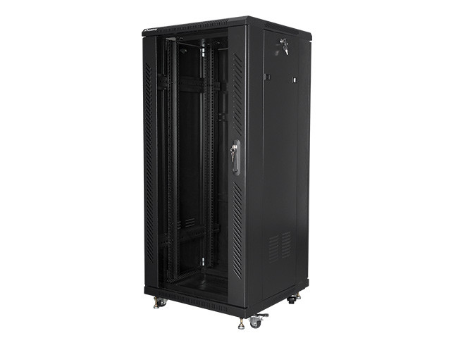 LANBERG SZAFA STOJĄCA RACK 19" 27U 600X600 CZARNA - zdjęcie 2