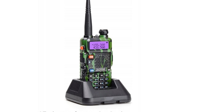 Krótkofalówka Baofeng UV-5R HTQ Camo, Radiotelefon Walkie Talkie Skaner Kamuflaż - zdjęcie 3