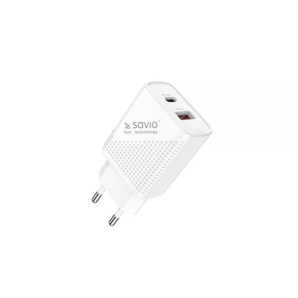 SAVIO ŁADOWARKA SIECIOWA QUICK CHARGE 3.0 LA-04 - zdjęcie 1
