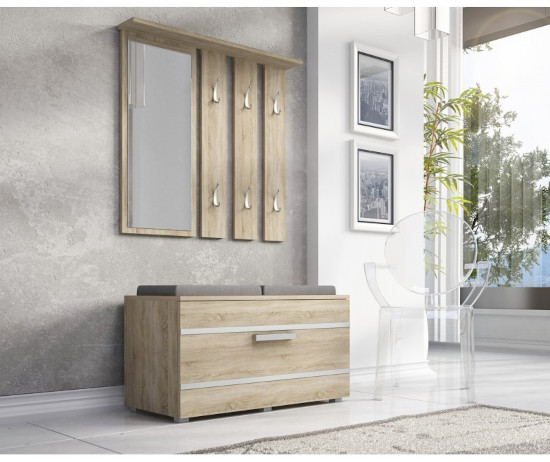 GARDEROBA OPAL SONOMA KOMPLET - zdjęcie 1