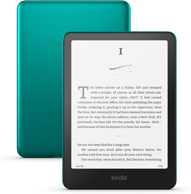 Czytnik Ebook Kindle Paperwhite (12 Generacja) 2024 7” glare-free 32GB Wi-Fi bezprzewodowe ładowanie ( bez reklam) Jade - zdjęcie 1