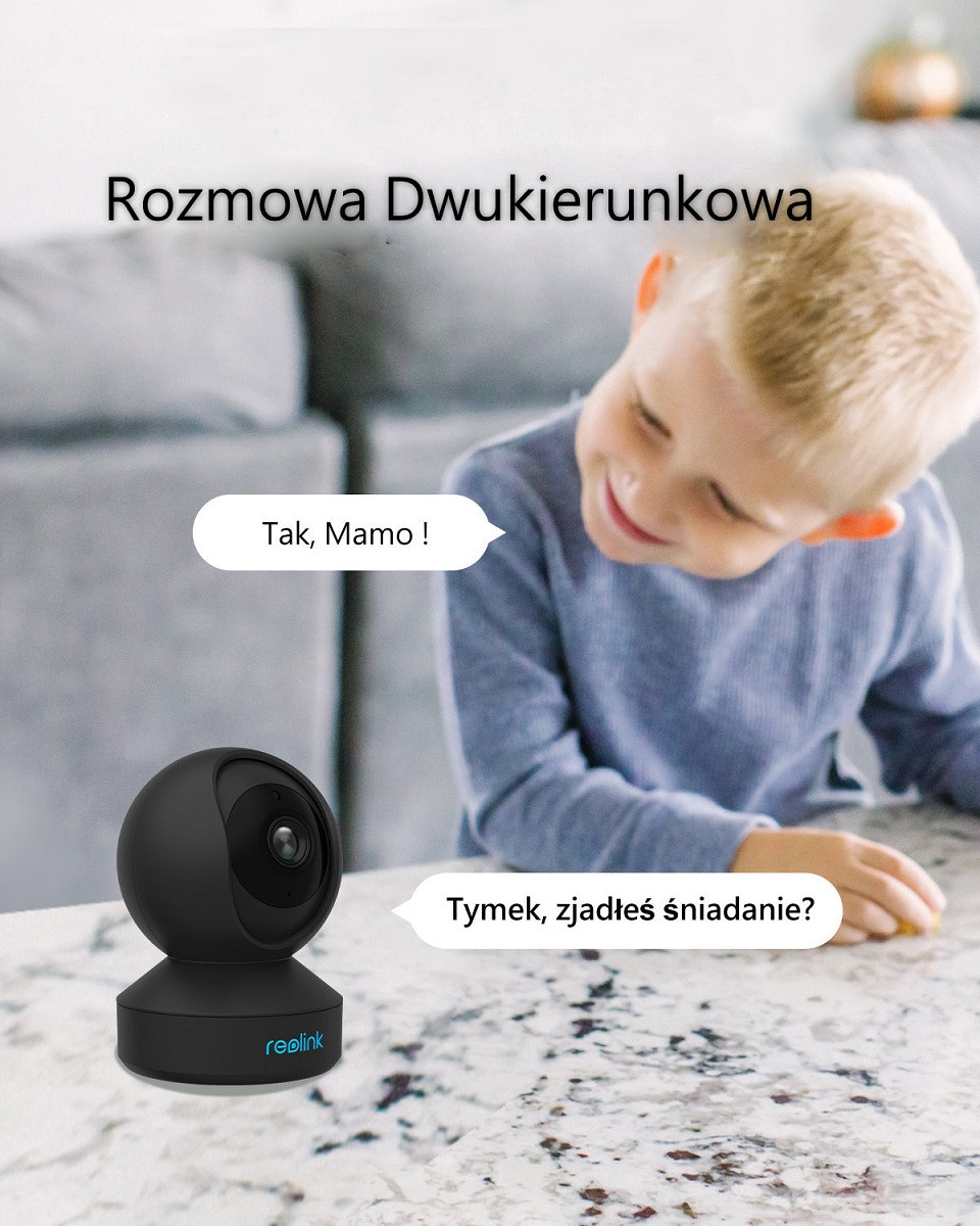 Kamera IP Reolink E Series E330 Czarna (E1-PRO V2-Czarna) - zdjęcie 3