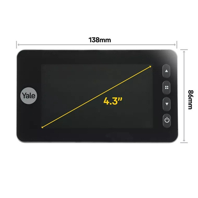 Elektroniczny wizjer drzwiowy Yale 5800 Digital Door Viewer 4,3" - zdjęcie 3