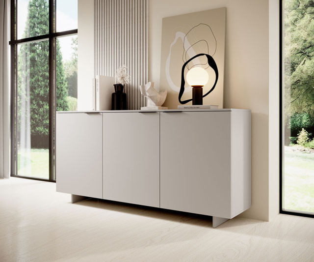 Komoda 3D ALMA 180x41,5xH90 kaszmir - zdjęcie 1