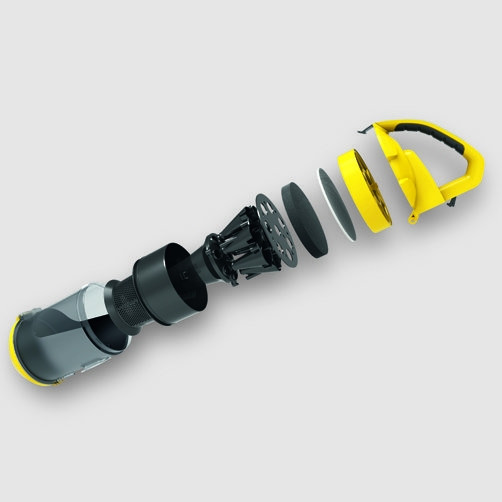 Odkurzacz Karcher VC 3 (bezworkowy 700W żółto-czarny) - zdjęcie 1