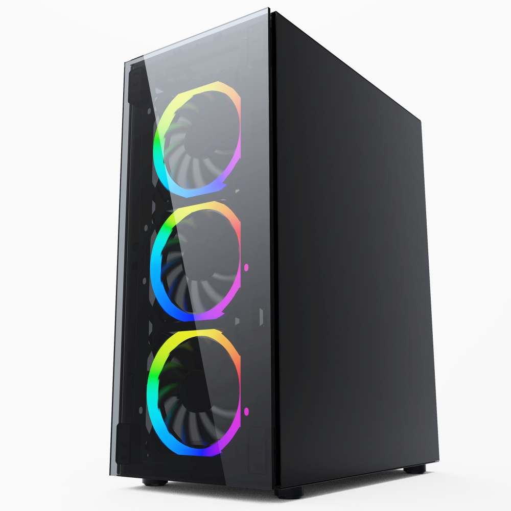 GEMBIRD OBUDOWA FORNAX 1500RGB MIDI-TOWER, USB 3.0 - zdjęcie 1