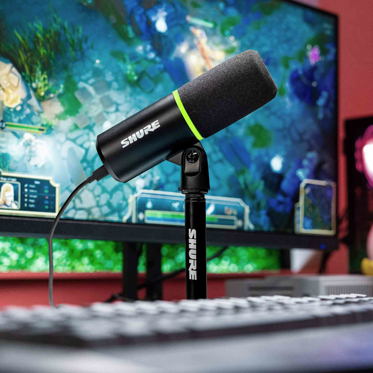 Shure MV6 - Kardioidalny mikrofon dynamiczny USB-C dla graczy i streamerów - zdjęcie 3