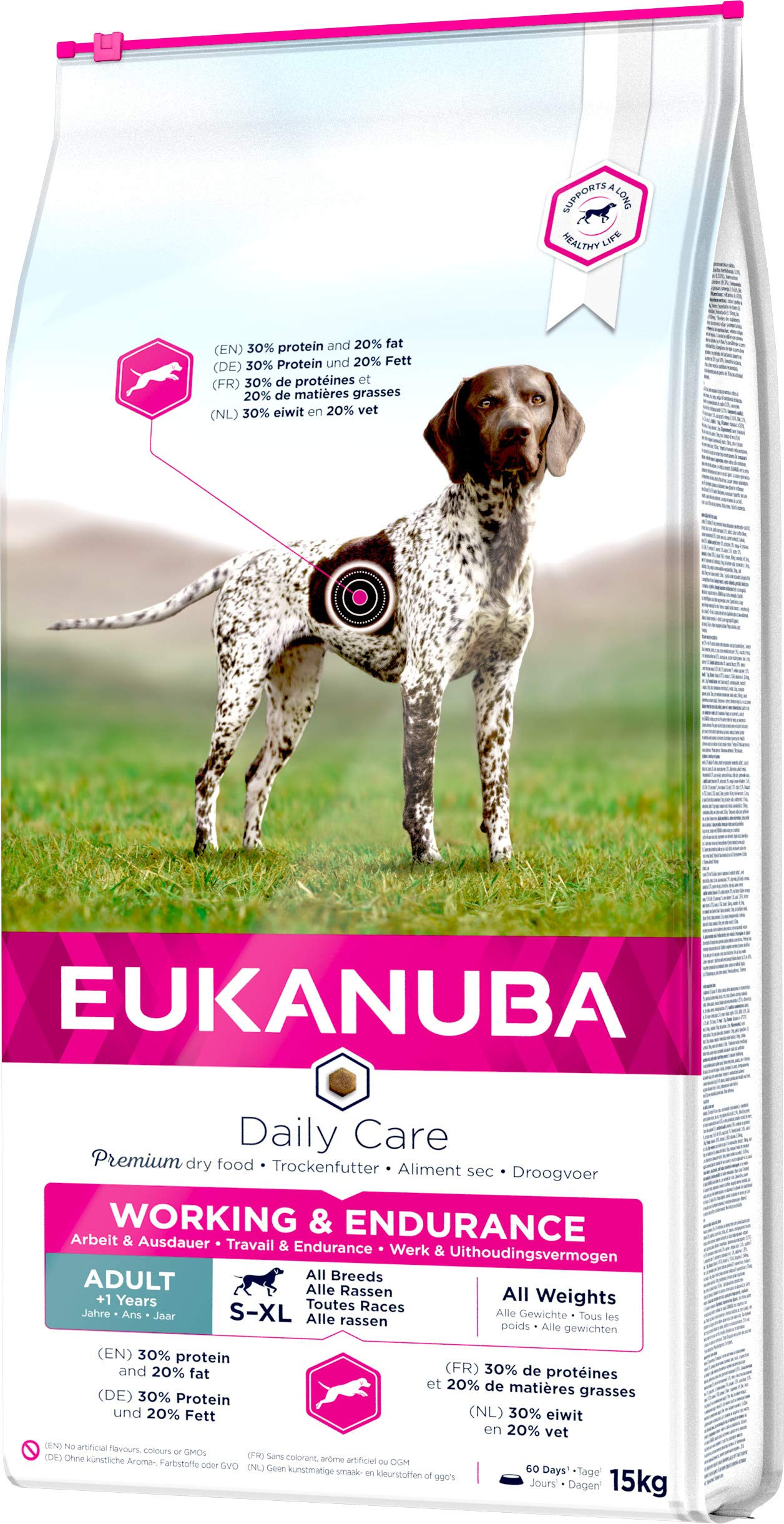 EUKANUBA Daily Care Working & Endurance - sucha karma dla psa - 15kg - zdjęcie 1