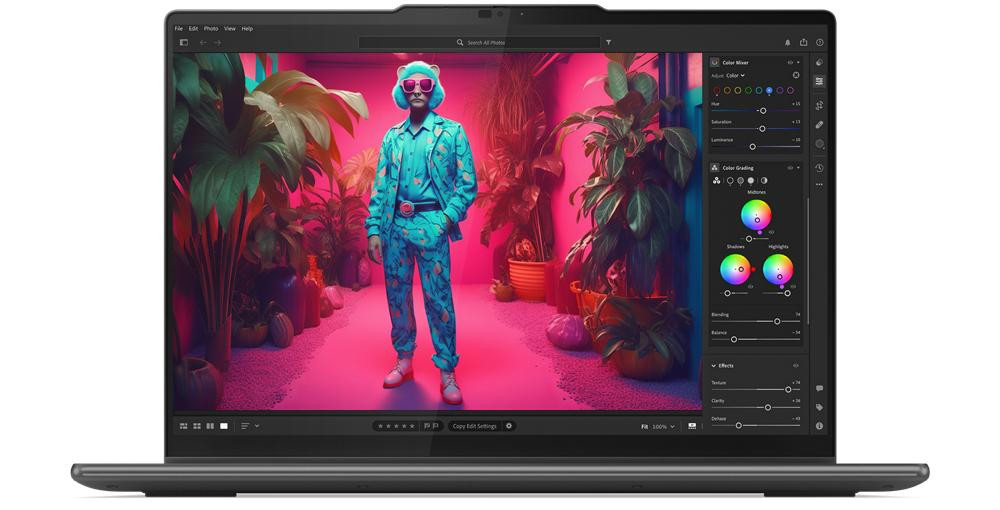 Lenovo Yoga 7 2-in-1 14AHP9 Ryzen 7 8840HS 14" WUXGA OLED 400nits Glossy 16GB LPDDR5x-6400 SSD512 Radeon 760M Graphics Win11 Storm Grey - zdjęcie 1