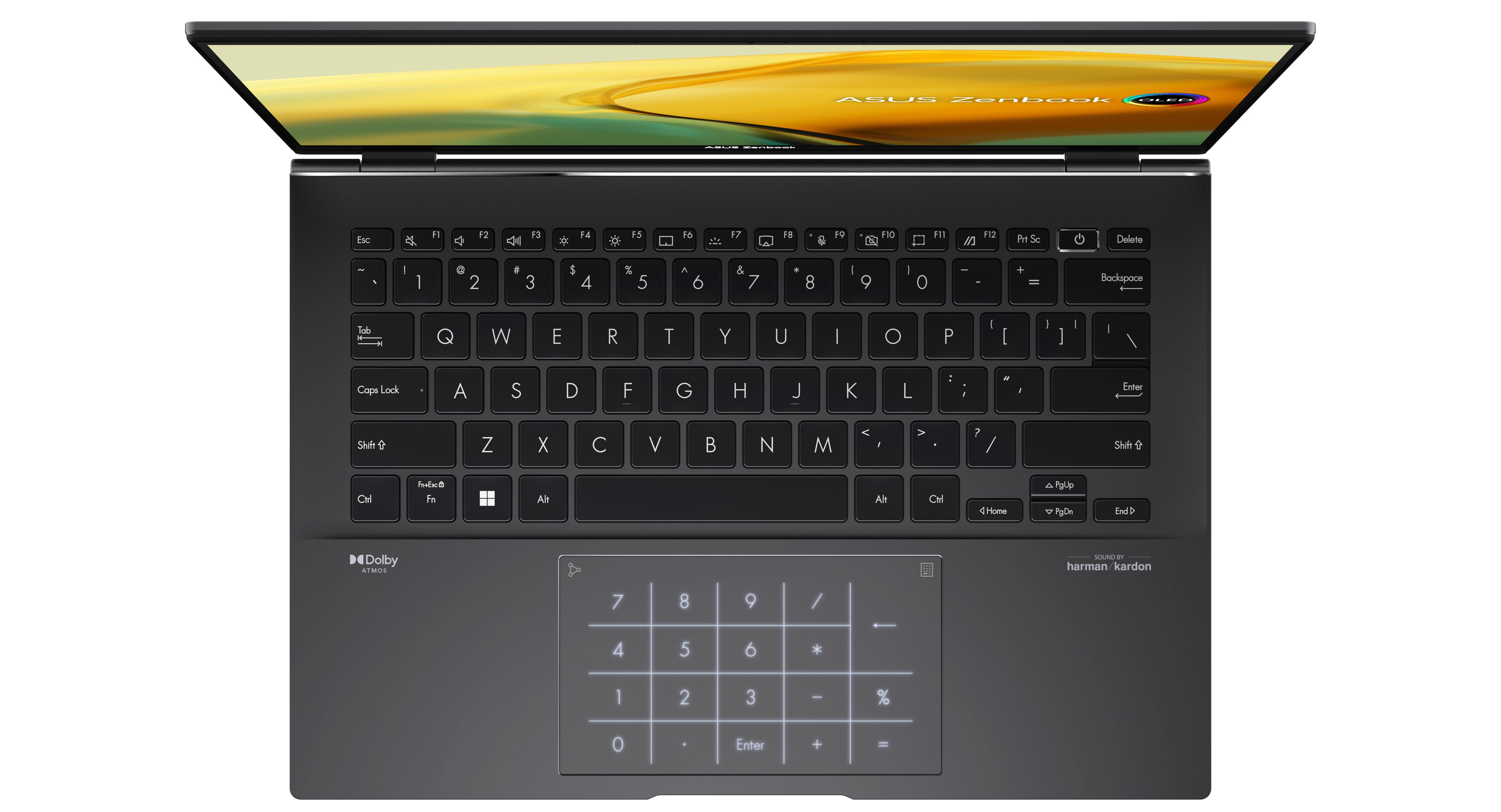 ASUS ZenBook UM3402YA-WS74T Ryzen 7 7730U 14" Touch 2.8K 90Hz OLED 16GB SSD512 BLKB FPR Win11 Jade Black (REPACK) 2Y - zdjęcie 4