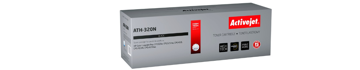 Activejet ATH-320N Toner do drukarki HP, Zamiennik HP 128A CE320A; Supreme; 2000 stron; czarny. - zdjęcie 6