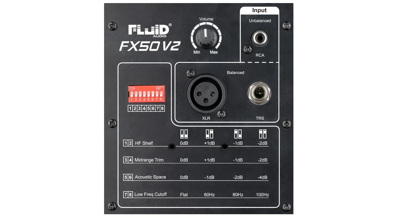Fluid Audio FX50 V2 - Aktywny monitor studyjny - zdjęcie 6