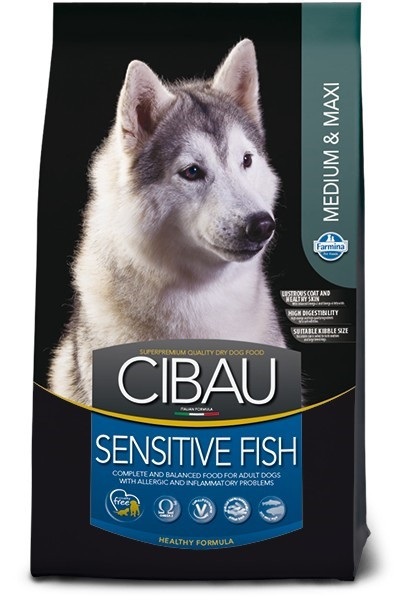FARMINA Cibau Sensitive Fish Medium & Maxi - sucha karma dla psa - 12 kg - zdjęcie 1