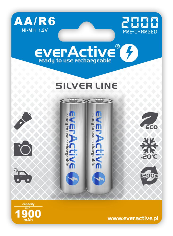 EVERACTIVE AKUMULATORKI AA 2000 MAH EVHRL6-2000 - zdjęcie 1