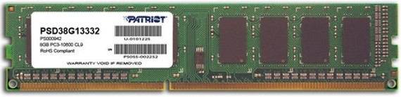 Patriot 8GB SIGNATURE 1333MHz DDR3 CL9 1.5V - zdjęcie 1
