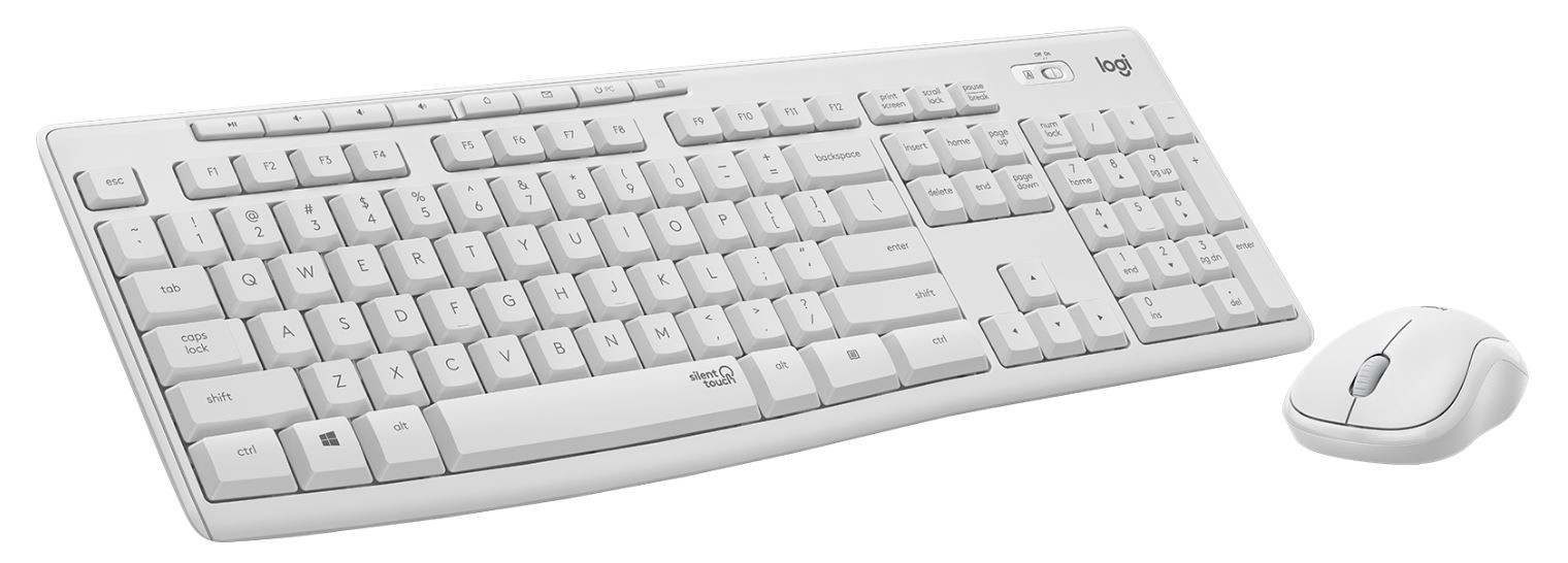 ZESTAW LOGITECH MK295 ( US ) Silent Wireless White - zdjęcie 1