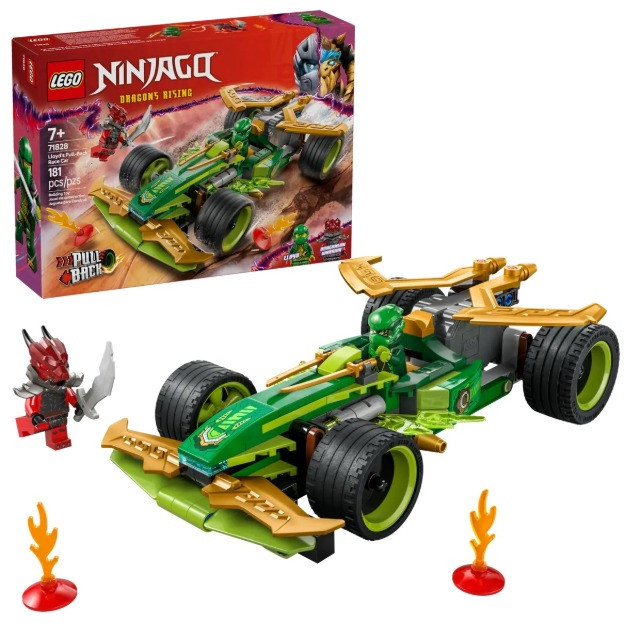 LEGO NINJAGO 71828 Samochód wyścigowy Lloyda z napędem typu pull-back - zdjęcie 1