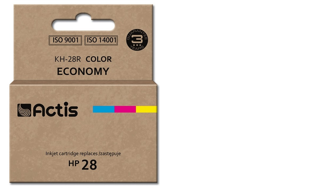 Actis KH-28R Tusz do drukarki HP, Zamiennik HP 28 C8728A; Standard; 21 ml; kolor. - zdjęcie 1