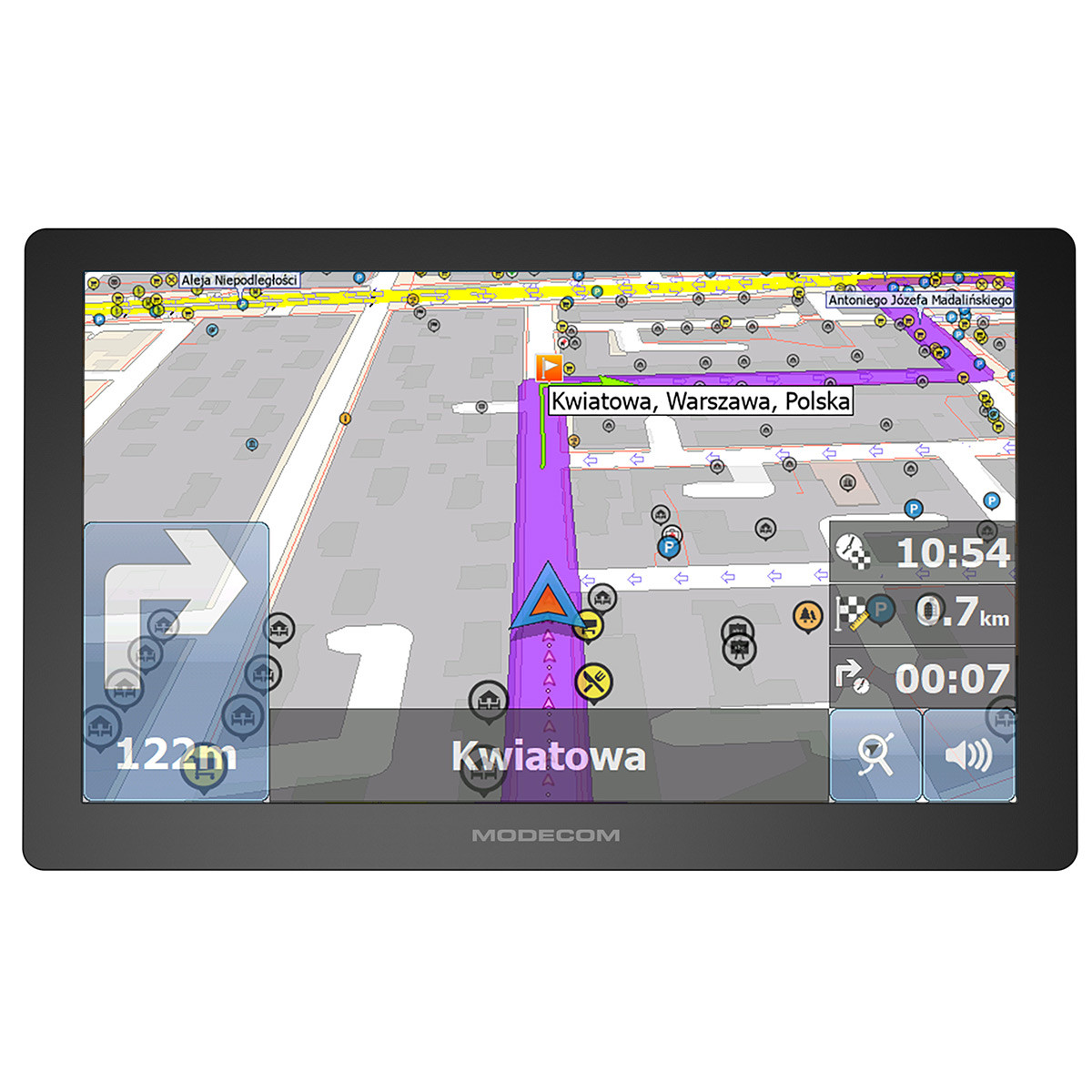 MODECOM NAWIGACJA FREEWAY CX 9.0 + MAPFACTOR EU - zdjęcie 2