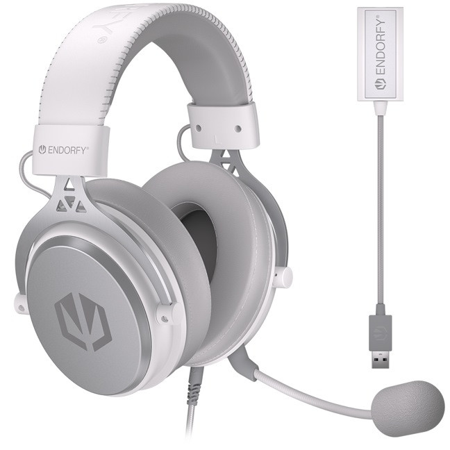 Słuchawki ENDORFY Viro Plus USB Onyx White (EY1A005) - zdjęcie 1