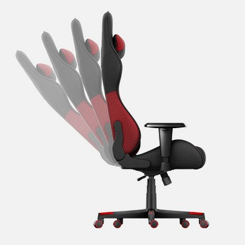 Fotel gamingowy Huzaro Force 6.2 Red Mesh - zdjęcie 7