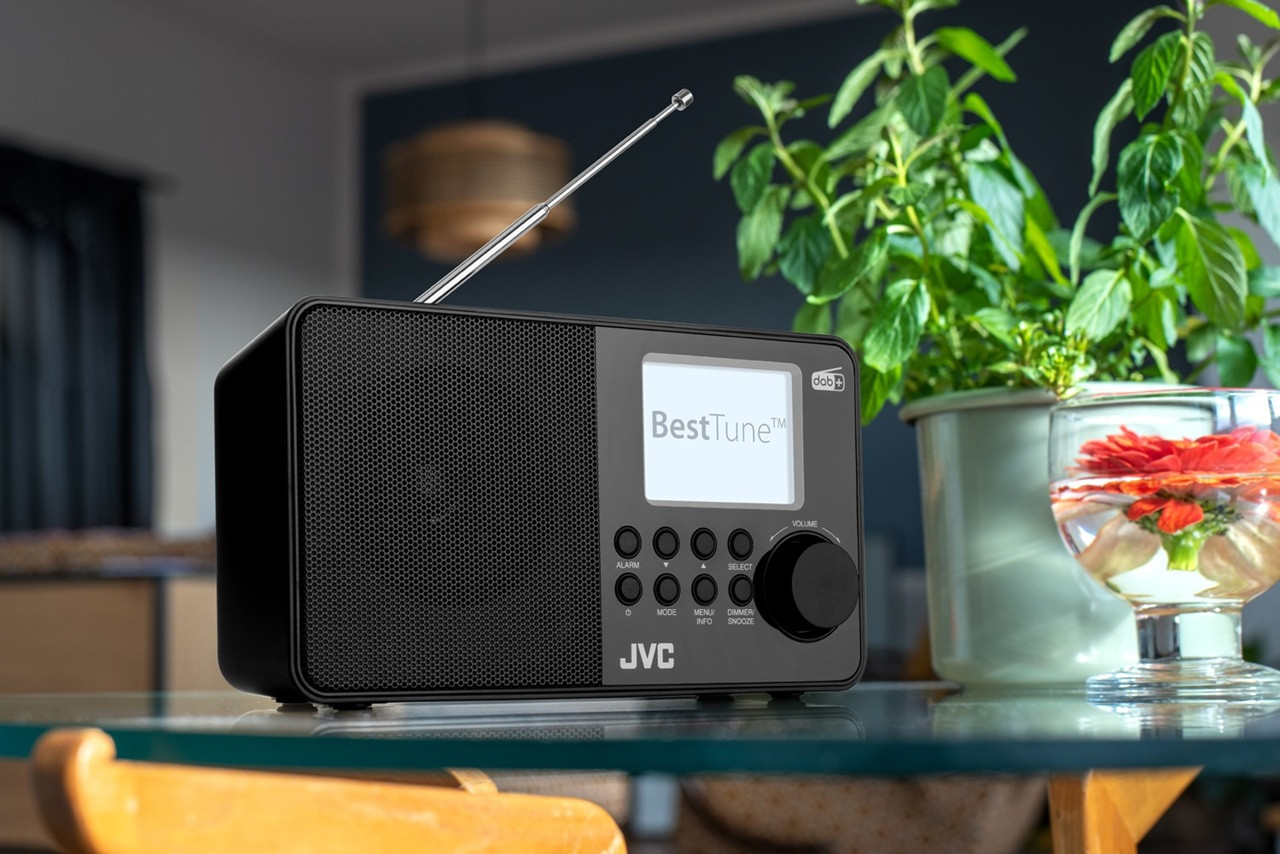 Radio JVC DAB RA-E611B-DAB black - zdjęcie 1