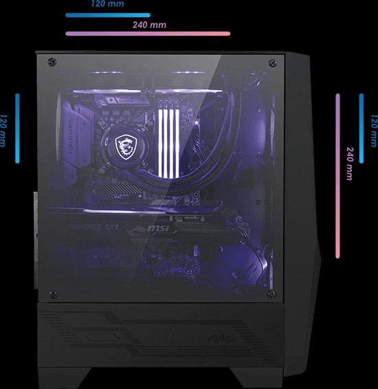 Obudowa MSI MAG FORGE 100M (306-7G03M49-809) - zdjęcie 5