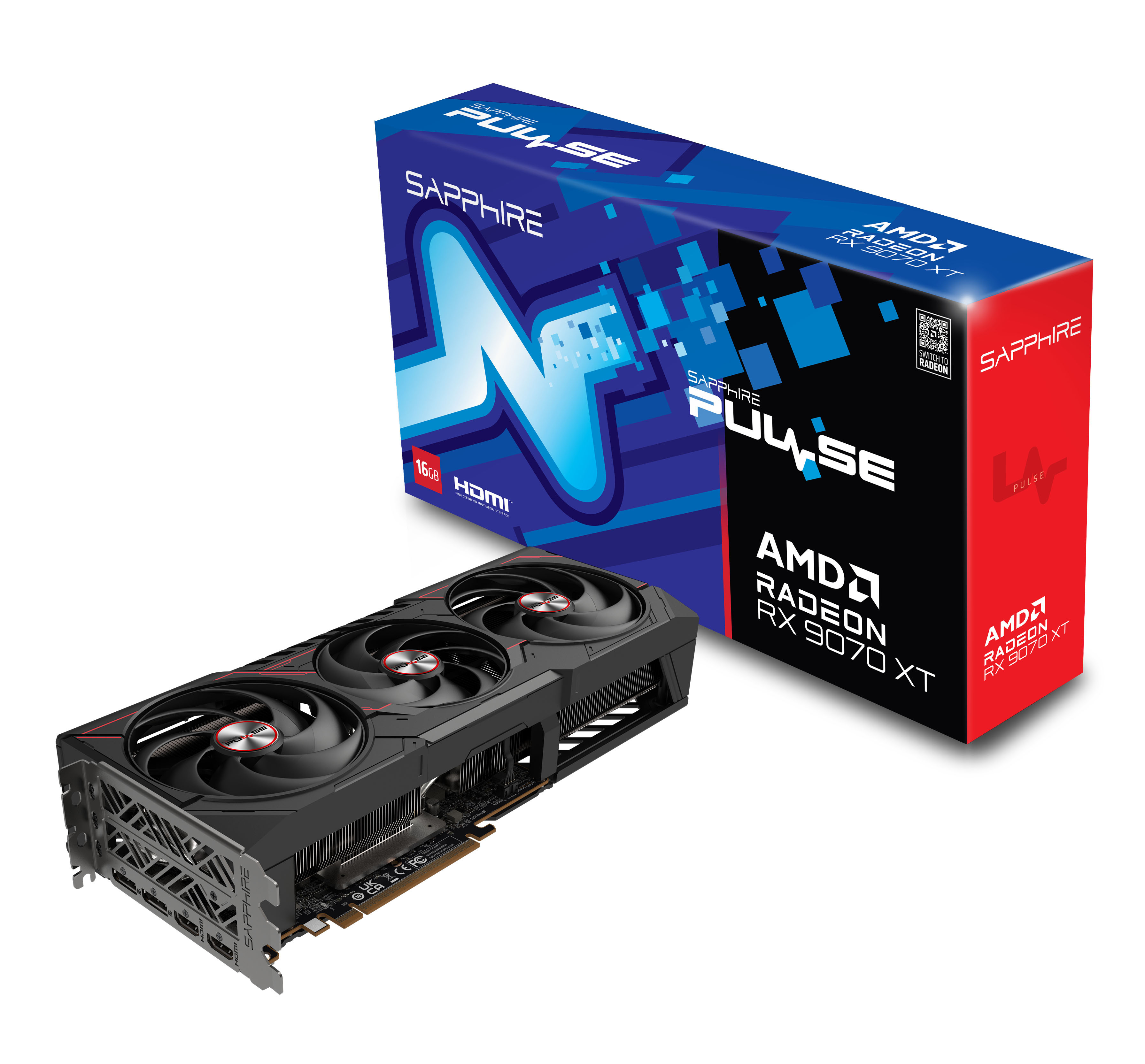 Karta graf. SAPPHIRE PULSE RX 9070 XT GAMING 16GB - zdjęcie 1