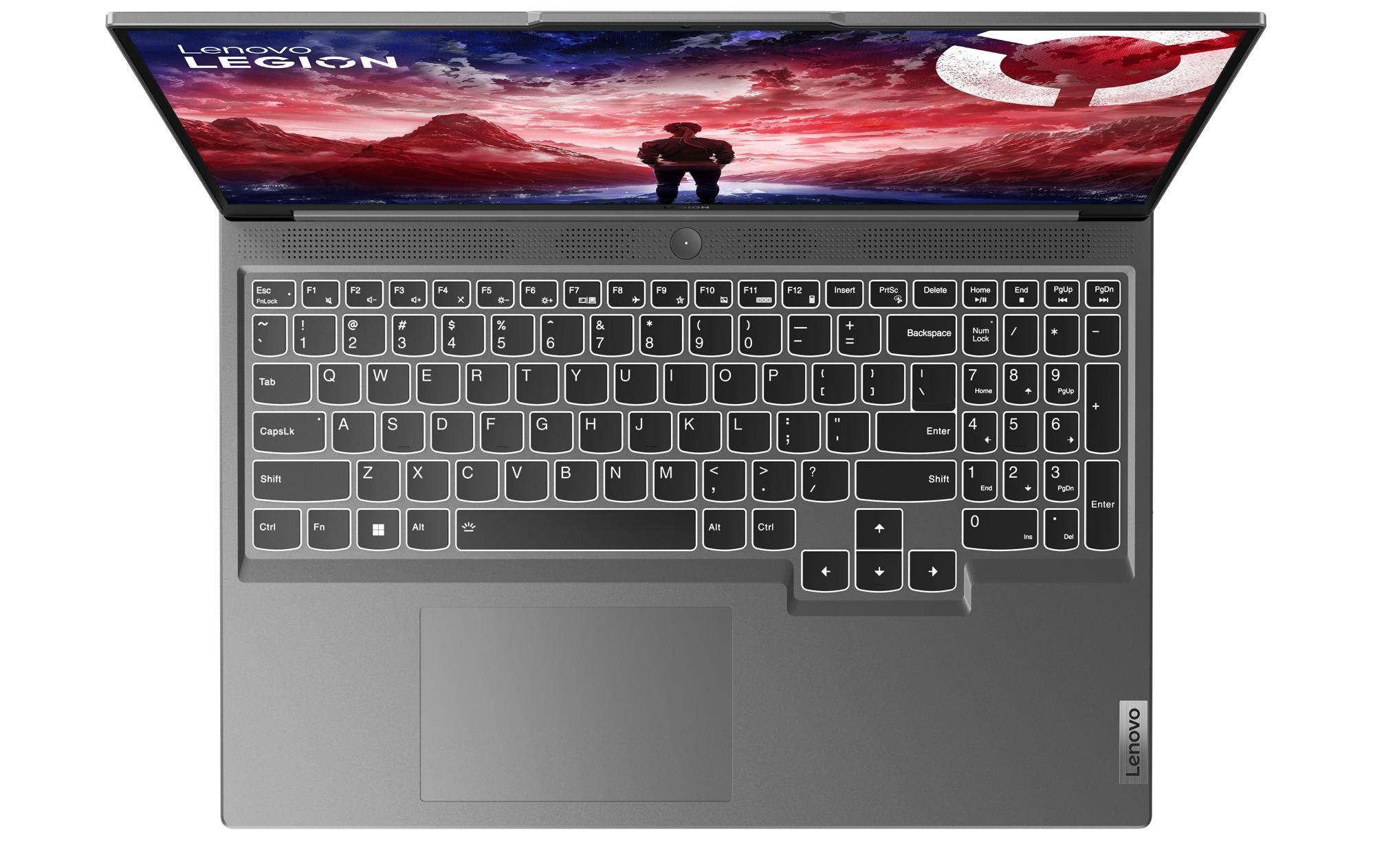 Lenovo Legion Slim 5 16ARP9 Ryzen 7 7435HS 16" WQXGA IPS 350nits AG 165Hz 16GB DDR5 4800 SSD512 GeForce RTX 4060 8GB NoOS Luna Grey - zdjęcie 2