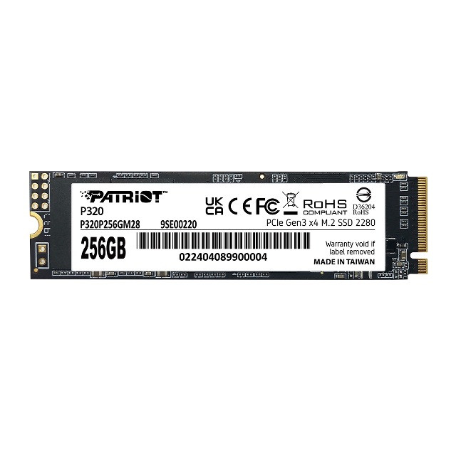 SSD Patriot Viper P320 M.2 PCI-Ex4 NVMe 256GB 2.2GB/s - zdjęcie 1