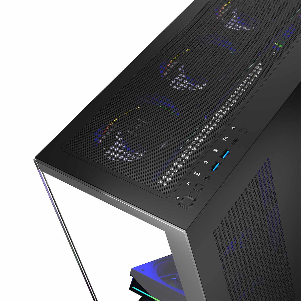 MODECOM OBUDOWA VOLCANO STELLAR ARGB MIDI 8F BLACK - zdjęcie 9