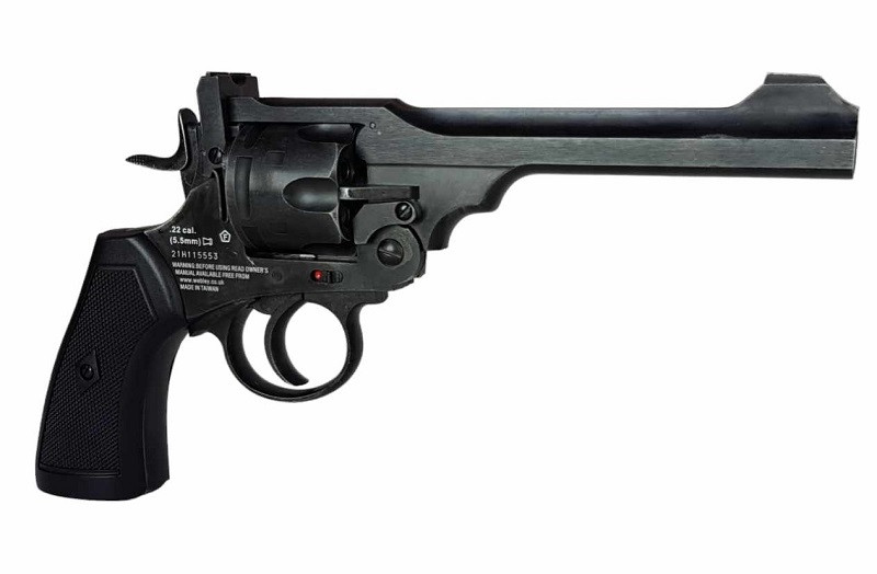 Rewolwer WEBLEY MKVI .455 Service kal.5,5 mm Diabolo łuski 6-strzał. lufa 6" CO2 Battlefield Ekp do17J - zdjęcie 1