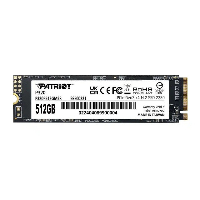 SSD Patriot Viper P320 M.2 PCI-Ex4 NVMe 512GB 3GB/s - zdjęcie 1