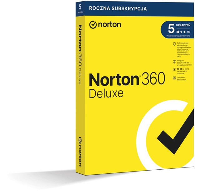 Norton 360 Deluxe 5D/12M BOX - zdjęcie 2