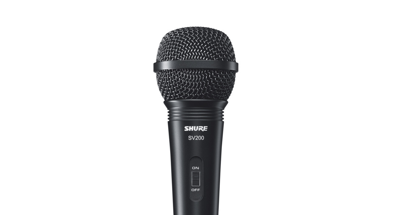 Shure SV200 - Mikrofon dynamiczny, uniwersalny, kardioidalny, włącznik, kabel - zdjęcie 1