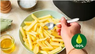 Frytownica niskotłuszczowa PHILIPS HD9280/70 Ovi XL - zdjęcie 8
