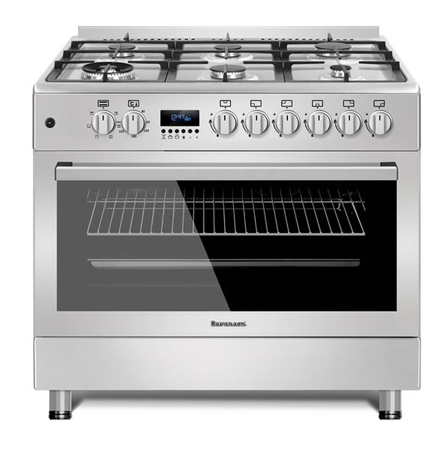 Kuchnia gazowo-elektr Ravanson KWGE-K90-6 TOP CHEF - zdjęcie 1