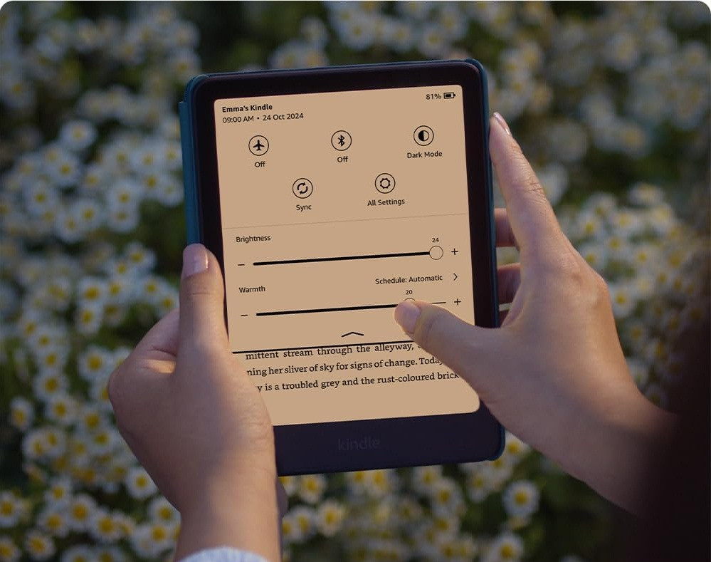 Czytnik Ebook Kindle Paperwhite (12 Generacja) 2024 7?” glare-free 16GB Wi-Fi (z reklamami) Black - zdjęcie 4